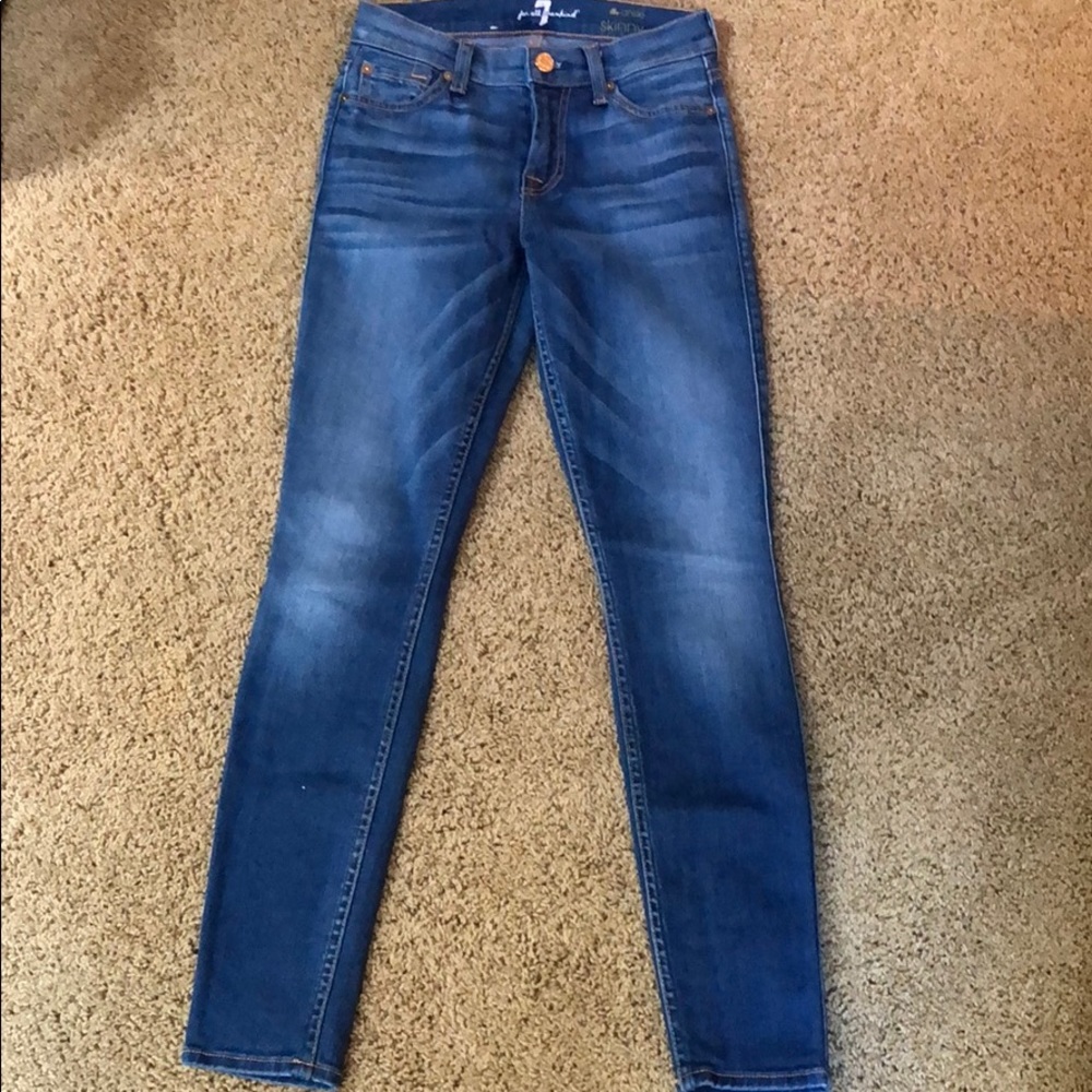 7 For All Mankind “The Ankle Skinny Jeans”